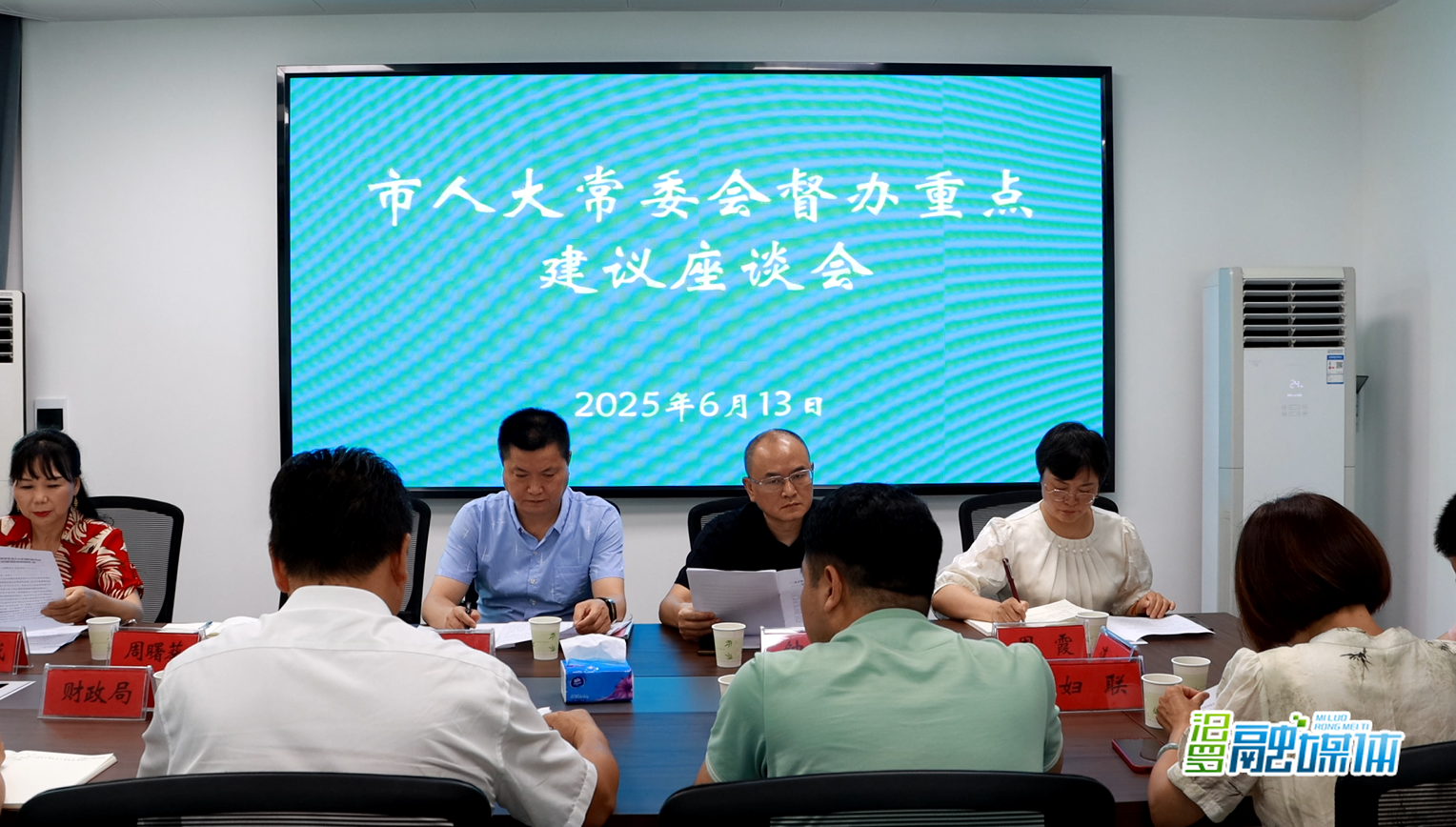 汨罗市人大常委会召开重点建议督办会